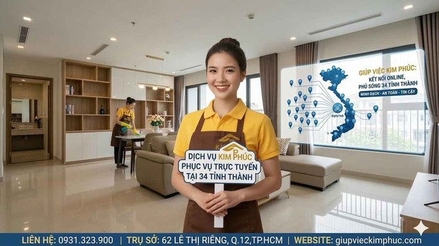 Giúp việc Kim Phúc: Giải pháp nhân sự gia đình uy tín, phủ sóng 34 tỉnh, thành- Ảnh 1. Giúp việc Kim Phúc: Giải pháp nhân sự gia đình uy tín, phủ sóng 34 tỉnh, thành- Ảnh 1.