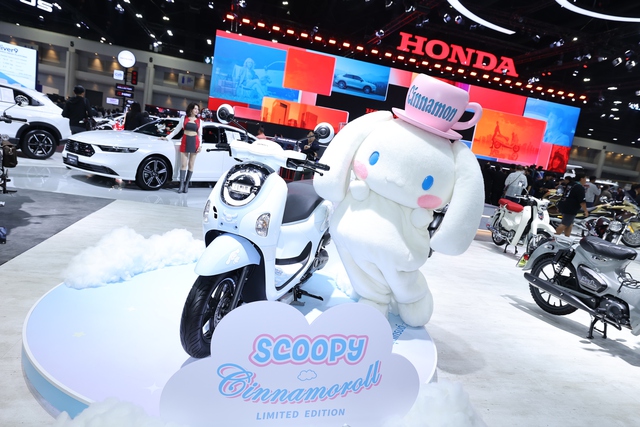 Honda Scoopy Cinnamoroll 'Made in Thailand' sản xuất giới hạn 2.000 xe, chờ ng&agrave;y về Việt Nam - Ảnh 2.