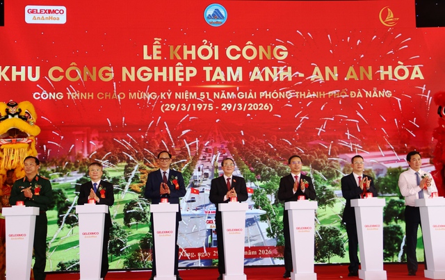 Khởi công khu công nghiệp hơn 4.150 tỉ đồng ở cực tăng trưởng nam Đà Nẵng - Ảnh 3. Khởi công khu công nghiệp hơn 4.150 tỉ đồng ở cực tăng trưởng nam Đà Nẵng - Ảnh 3.