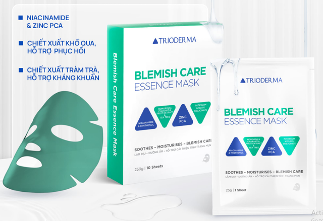 Mặt nạ Trioderma Blemish Care Essence Mask có tốt không mà mới xuất hiện đã hết hàng? - Ảnh 4.