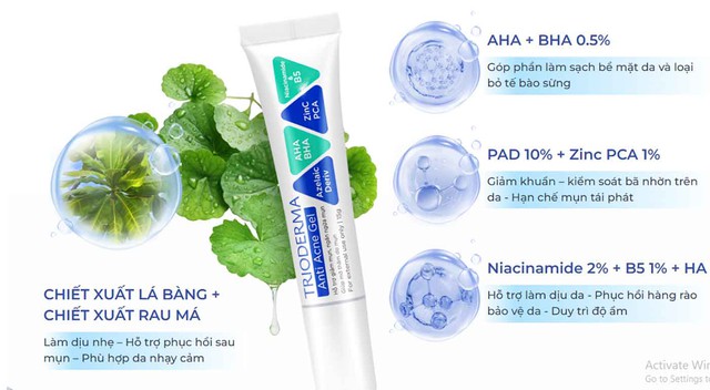 Review kem ch&acirc;́m mụn Trioderma Anti Acne Gel c&oacute; l&agrave;m xẹp mụn vi&ecirc;m sau khoảng 48 giờ? - Ảnh 4.