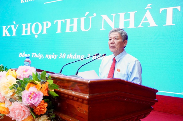 &Ocirc;ng Ng&ocirc; Ch&iacute; Cường được bầu l&agrave;m Chủ tịch HĐND tỉnh Đồng Th&aacute;p- Ảnh 1.