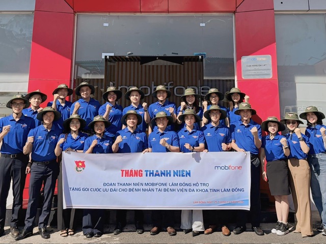 Sắc xanh tuổi trẻ Mobifone Lâm Đồng trong những ngày tháng 3 ý nghĩa - Ảnh 1.