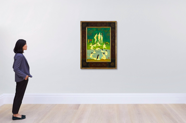 Tranh của danh họa Mai Trung Thứ, L&ecirc; Phổ l&agrave;m 'dậy s&oacute;ng' s&agrave;n đấu gi&aacute; Hồng K&ocirc;ng - Ảnh 2.