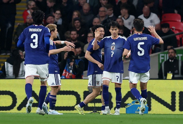 Nhật Bản trở thành đội bóng châu Á đầu tiên đánh bại đội tuyển Anh- Ảnh 1. Nhật Bản trở thành đội bóng châu Á đầu tiên đánh bại đội tuyển Anh- Ảnh 1.