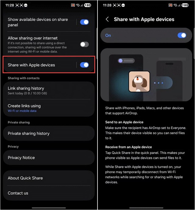 Samsung Galaxy đời cũ ch&iacute;nh thức 'bắn' được AirDrop sang iPhone - Ảnh 1.