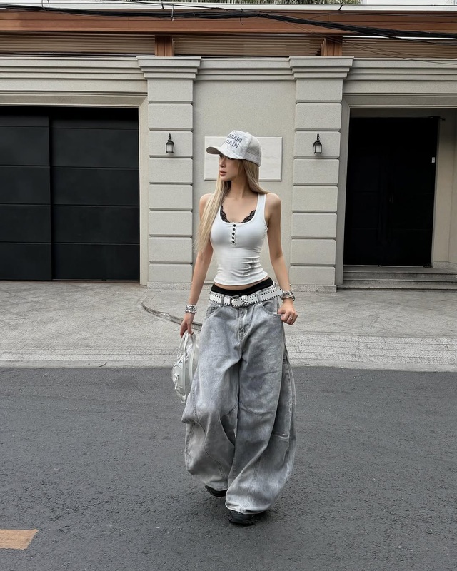 Làn gió phóng khoáng 'trỗi dậy' với quần harem - Ảnh 8.