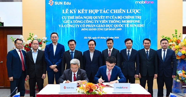MobiFone v&agrave; Sun Edu hợp t&aacute;c ph&aacute;t triển nguồn nh&acirc;n lực c&ocirc;ng nghệ số - Ảnh 1.