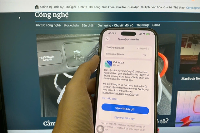 Apple bất ngờ ph&aacute;t h&agrave;nh iOS 26.3.1 kh&ocirc;ng phải để sửa lỗi - Ảnh 1.