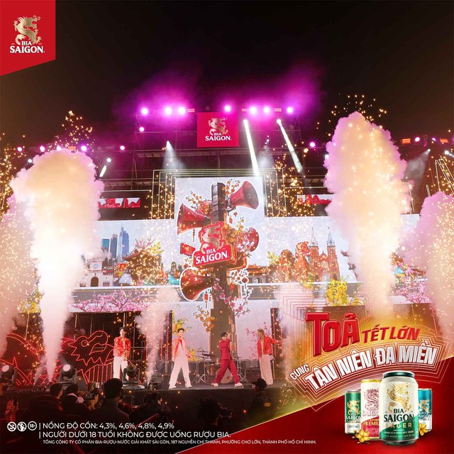 Bia Saigon lan tỏa tiệc T&acirc;n Ni&ecirc;n Đa Miền tại Đắk Lắk - Ảnh 1.