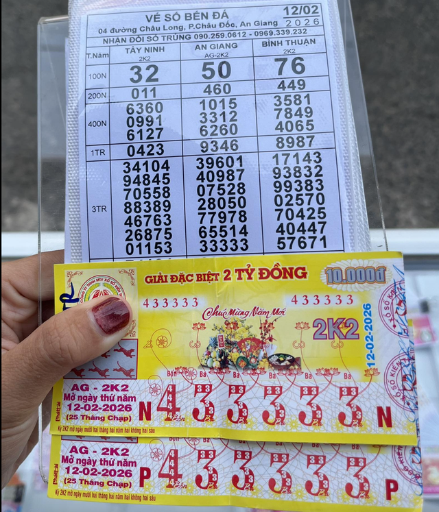 Mua v&eacute; số độc lạ d&atilde;y 33333, người đ&agrave;n &ocirc;ng bất ngờ tr&uacute;ng xổ số miền Nam - Ảnh 1.