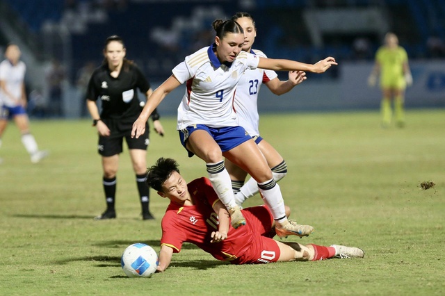 Đội tuyển Philippines bại trận to&agrave;n diện ở Asian Cup nữ, nguy cơ bị loại sớm- Ảnh 1.