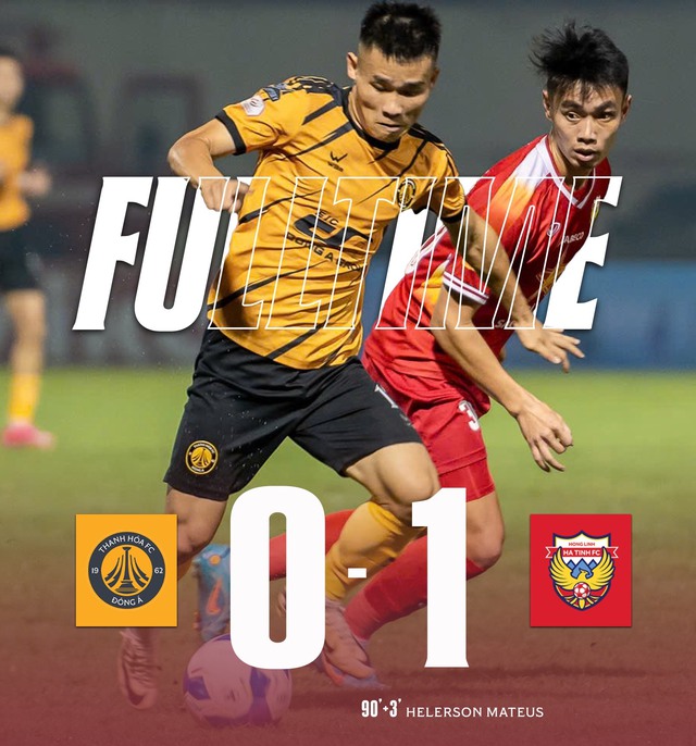 Bảng xếp hạng V-League mới nhất: Thua H&agrave; Tĩnh ph&uacute;t 90+3 khiến Thanh H&oacute;a rơi rất s&acirc;u, HAGL cũng cam go v&igrave;&hellip; - Ảnh 1.