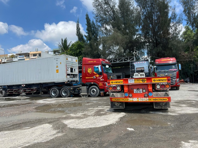  Xử lý vi phạm các bãi xe container tự phát trên đường Võ Chí Công- Ảnh 8.