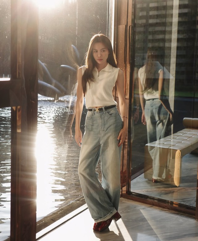 Quần jeans ống rộng mang đến vẻ ngoài tự tin và năng động cho nàng- Ảnh 6.