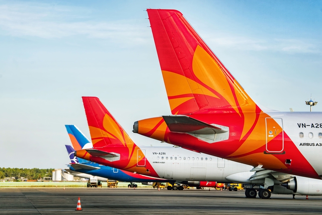 Hãng hàng không của Sun Group tiếp tục dẫn đầu về tỷ lệ đúng giờ  - Ảnh 1.