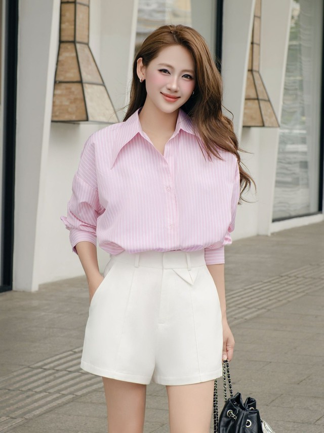 Họa tiết sọc dọc giúp vóc dáng thon gọn hơn- Ảnh 5.