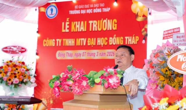 Trường ĐH học Đồng Tháp thành lập công ty dịch vụ đa ngành- Ảnh 1.