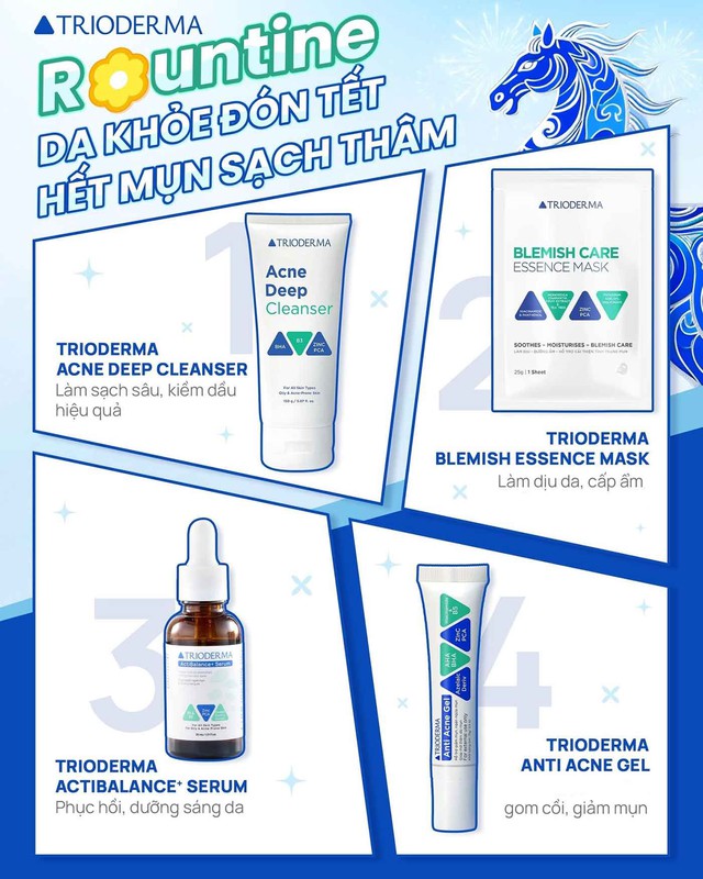 Hướng dẫn sử dụng mặt nạ Trioderma Blemish Care Essence Mask da cải thiện sau 1 đ&ecirc;m - Ảnh 11.