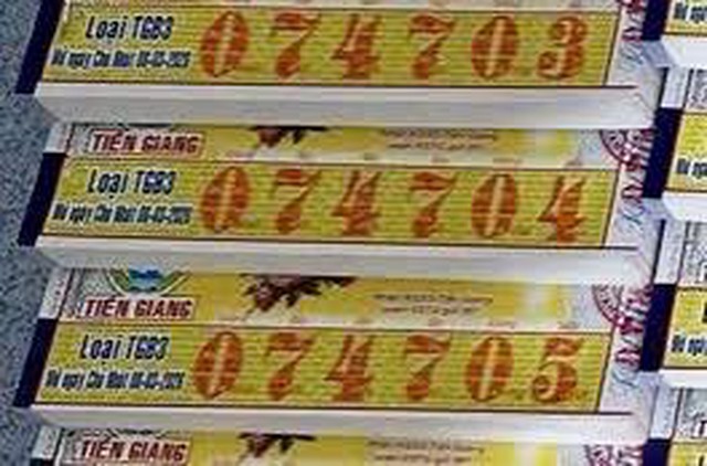 Xổ số miền Nam ng&agrave;y 8 th&aacute;ng 3: V&eacute; tr&uacute;ng số đ&agrave;i Tiền Giang lộ diện sớm - Ảnh 1.
