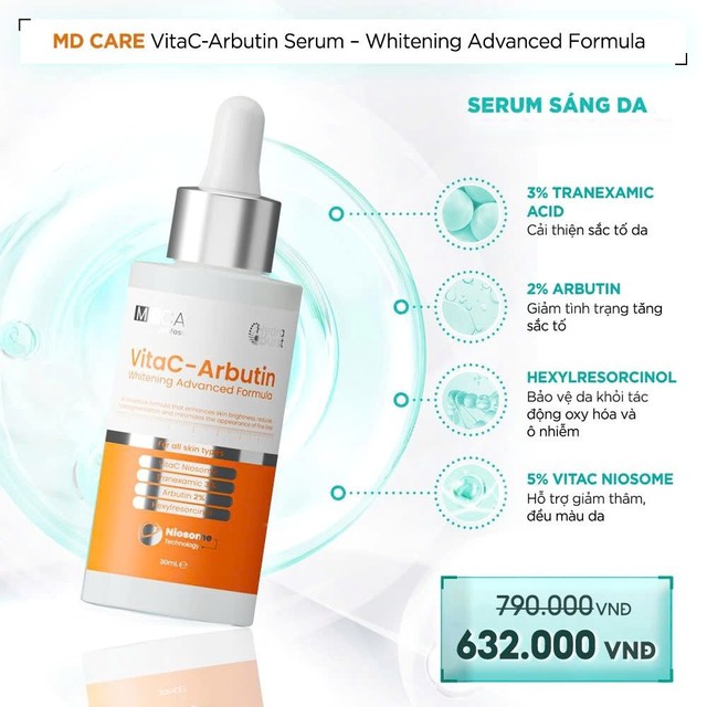 Top 6 serum gi&uacute;p trắng da sau 2 tuần khiến n&agrave;ng nhận ra trước giờ chọn sai- Ảnh 2.
