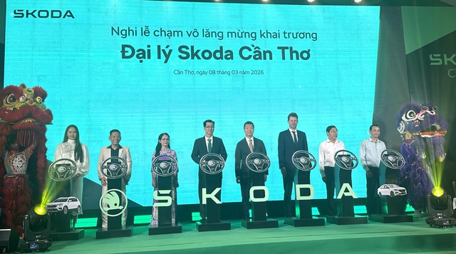 Skoda khai trương đại l&yacute; tại trung t&acirc;m ĐBSCL - Ảnh 1.