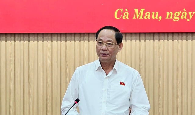 Hội đồng bầu cử quốc gia l&agrave;m việc tại C&agrave; Mau chuẩn bị cho Ng&agrave;y hội bầu cử - Ảnh 1.