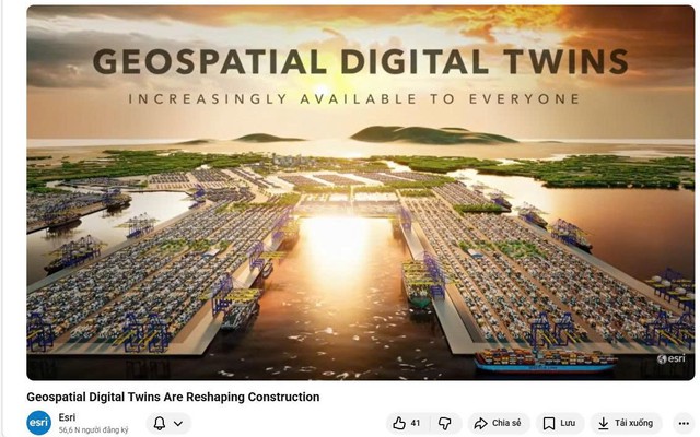 Gã khổng lồ Esri công nhận Portcoast trong chuyển đổi số ngành xây dựng tại Việt Nam - Ảnh 1. Gã khổng lồ Esri công nhận Portcoast trong chuyển đổi số ngành xây dựng tại Việt Nam - Ảnh 1.