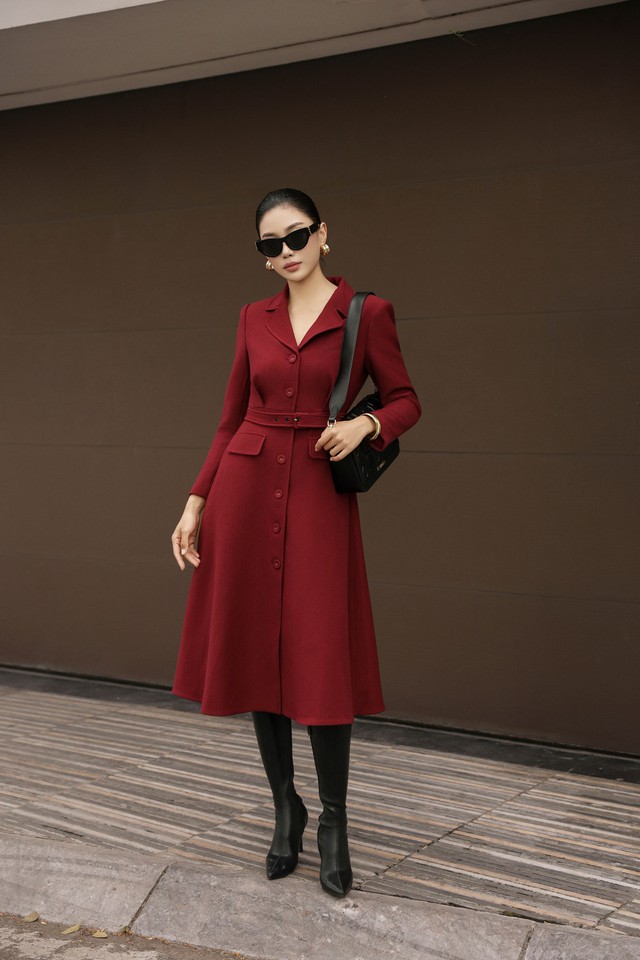 Sắc đỏ nồng nàn kết hợp đen huyền bí tạo diện mạo thời thượng- Ảnh 5.