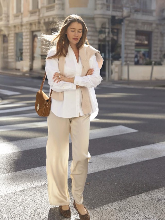 Mặc đẹp cả tuần cùng chiếc quần trắng tối giản - Ảnh 5.
