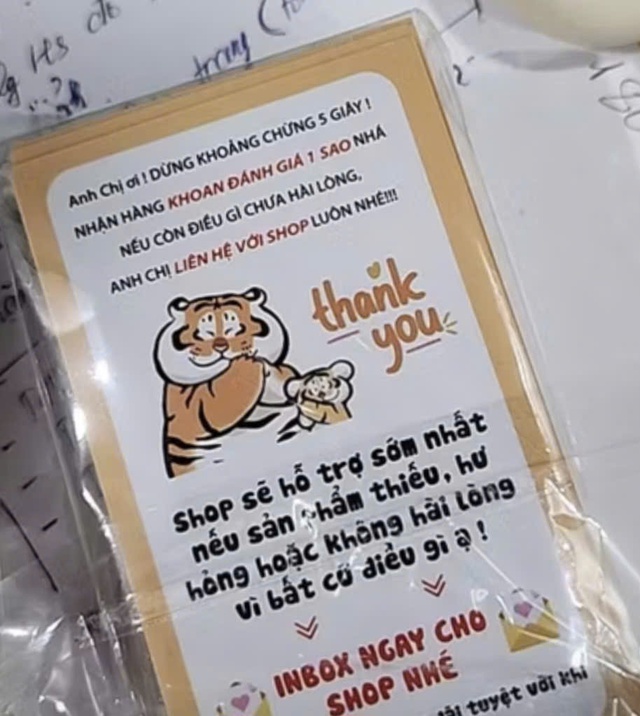 'Tim yếu lắm, đừng đ&aacute;nh gi&aacute; 1 sao': Lời nhắn quen thuộc của chủ shop online - Ảnh 3.