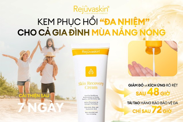 Nắng nóng gần 40 độ: Da bỏng rát, sạm màu? Cách phục hồi sau 1 đêm- Ảnh 4. Nắng nóng gần 40 độ: Da bỏng rát, sạm màu? Cách phục hồi sau 1 đêm- Ảnh 4.