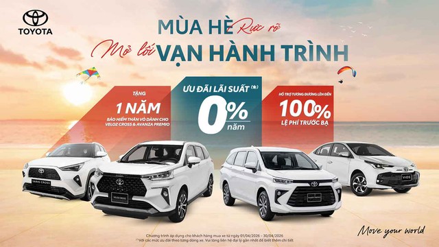 Toyota duy tr&igrave; sức mua với chương tr&igrave;nh ưu đ&atilde;i lớn trong th&aacute;ng 4- Ảnh 1.