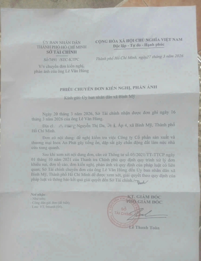 TP.HCM: D&acirc;n phản &aacute;nh xưởng inox g&acirc;y tiếng ồn, rung lắc - Chủ xưởng n&oacute;i g&igrave;? - Ảnh 2.