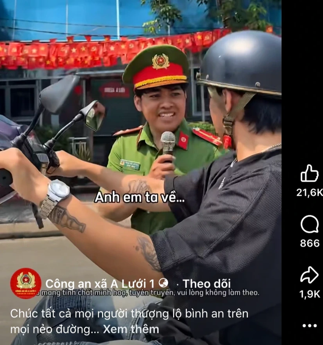 Công an xã bắt tay Rapper triệu view tuyên truyền luật: Thu về clip 7 triệu view - Ảnh 1.