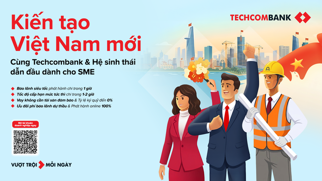 Techcombank - Đối t&aacute;c t&agrave;i ch&iacute;nh h&agrave;ng đầu đồng h&agrave;nh c&ugrave;ng SME kiến tạo &lsquo;Việt Nam mới&rsquo;- Ảnh 1.
