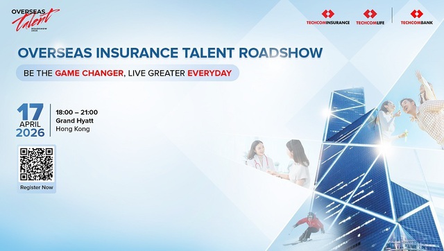 Techcombank khởi động Overseas Insurance Talent Roadshow 2026 tại Hồng Kông- Ảnh 1. Techcombank khởi động Overseas Insurance Talent Roadshow 2026 tại Hồng Kông- Ảnh 1.