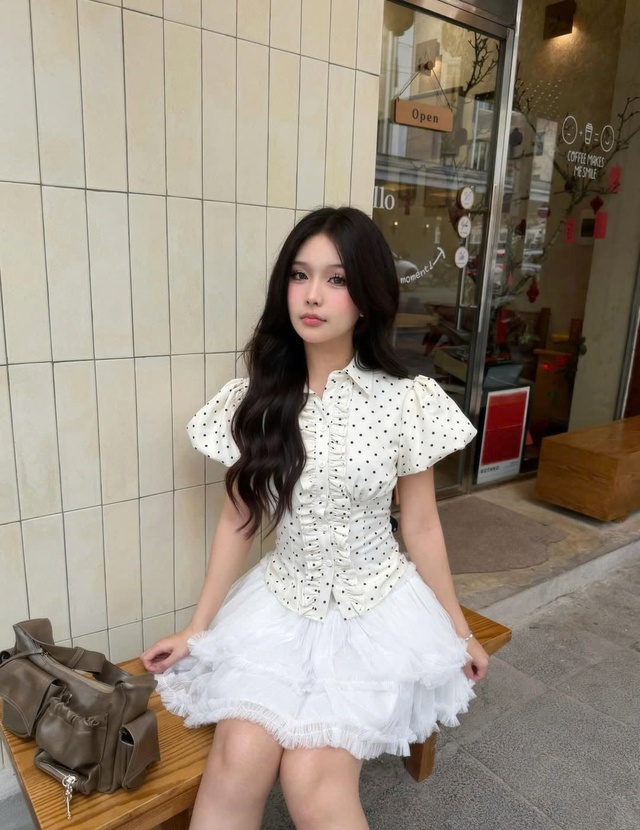 Hóa nàng thơ trong tích tắc cùng áo sơ mi ngắn tay bồng- Ảnh 7.