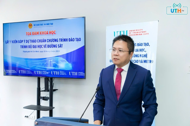 UTH khẳng định vai tr&ograve; n&ograve;ng cốt trong đ&agrave;o tạo nh&acirc;n lực đường sắt tốc độ cao- Ảnh 2.