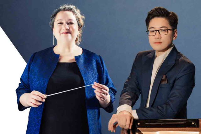 Nữ nhạc trưởng người Ph&aacute;p biểu diễn tại TP.HCM  - Ảnh 1.