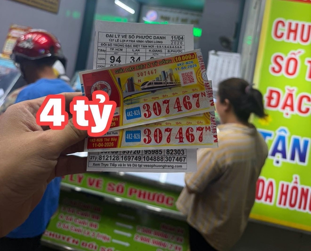 C&ocirc;ng nh&acirc;n tr&uacute;ng độc đắc 4 tỉ xổ số miền Nam, l&atilde;nh tiền ngay khi tan l&agrave;m- Ảnh 1.