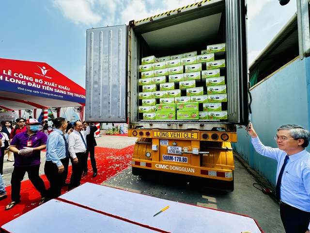 Chính thức bán bưởi da xanh Vĩnh Long vào thị trường Úc- Ảnh 1. Chính thức bán bưởi da xanh Vĩnh Long vào thị trường Úc- Ảnh 1.