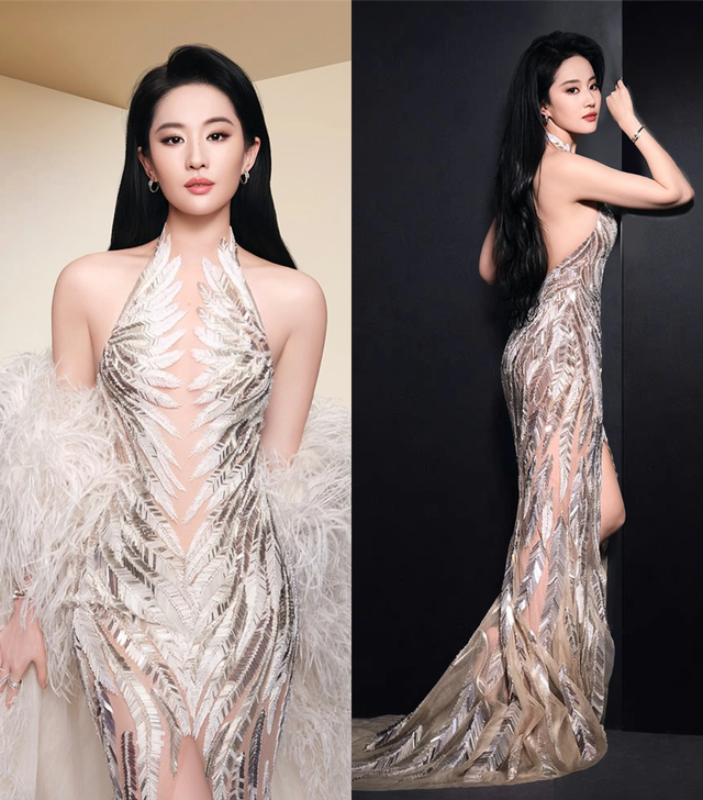 Lưu Diệc Phi khoe sắc vóc quyến rũ trong thiết kế của Lê Thanh Hòa- Ảnh 2. Lưu Diệc Phi khoe sắc vóc quyến rũ trong thiết kế của Lê Thanh Hòa- Ảnh 2.