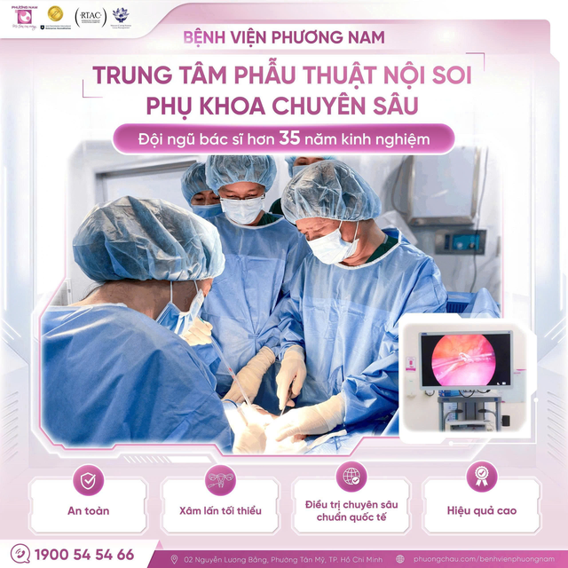 Trung tâm Phẫu thuật Nội soi Phụ khoa Bệnh viện Phương Nam: An toàn, chuẩn quốc tế - Ảnh 2.