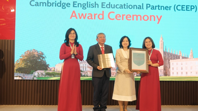Trường Lê Qúy Đôn đạt chứng nhận Cambridge English Educational Partner đầu tiên tại Đông Nam bộ - Ảnh 1. Trường Lê Qúy Đôn đạt chứng nhận Cambridge English Educational Partner đầu tiên tại Đông Nam bộ - Ảnh 1.