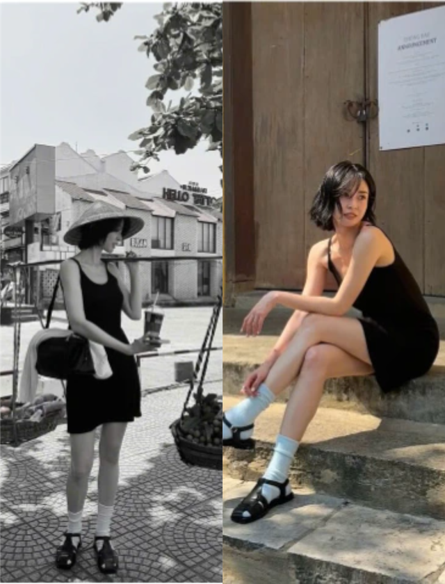 Mỹ nh&acirc;n H&agrave;n Quốc đội n&oacute;n l&aacute;, dạo phố cổ Hội An - Ảnh 1.