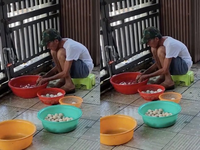 Cha thăm con gái bằng balo trứng , rau: Câu chuyện xúc động của người cha tận tụy - Ảnh 2. Cha thăm con gái bằng balo trứng , rau: Câu chuyện xúc động của người cha tận tụy - Ảnh 2.