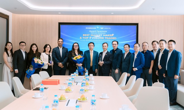 Eximbank nhận giải 'Best Market Maker' từ LSEG, khẳng định vị thế thị trường quốc tế - Ảnh 2.