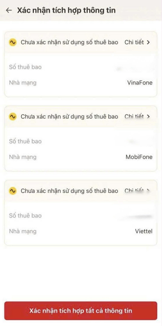 Chỉ với 7 bước, người dùng có thể tự xác thực SIM chính chủ qua VNeID - Ảnh 5.