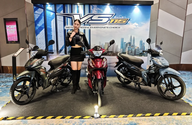 Xe m&aacute;y số Malaysia Aveta VS115 V3 cạnh tranh Honda Wave Alpha v&agrave; Yamaha Sirius - Ảnh 1.